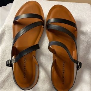 LN lucky Brand Womens Alexcia Flat Sandal 12m